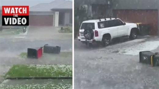 Hail hammers Burpengary East. Video: 7News Brisbane