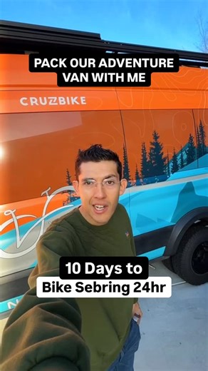 Matthew J. Lefthand | Record-Breaking Ultra Cyclist on Instagram: "Family of four cross-country in our van! 🚐 We love the modularity of our @vandoitco which allows us to take the whole family to bike races! It’s our first cross-country trip and we are all stocked up! Follow along on our journey to Florida to get 1000+ km in 24 hours! 👇🏽"