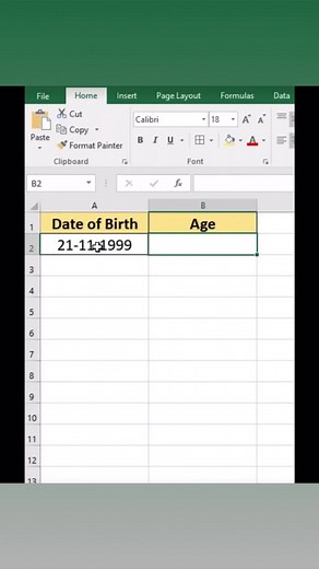 153K views · 532 reactions | Did you know you can use this formula to get someomes age in your #Excel spreadsheets?! Watch this video till the end to see how and visit our page to know more and schedule a time to meet online | Excel Tutor and Creator | Facebook