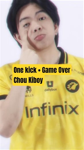 ONE KICK, GAME OVER • CHOU KIBOY • M7 #shorts #mobilelegends #mlbb #mlbbm7 #kiboy