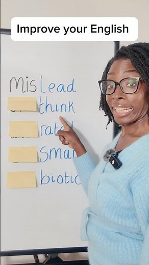 English lesson/ prefixes/ Mis- or Pre-?