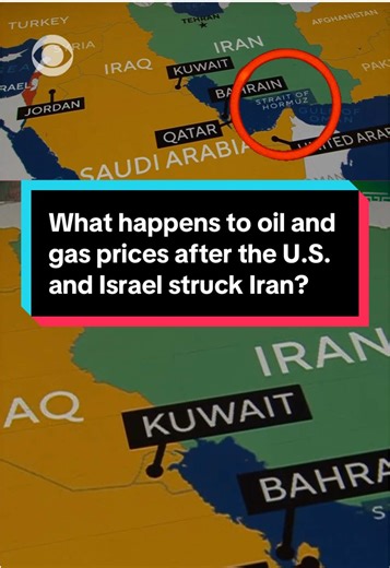 What happens to oil and gas prices after the U.S. and Israel struck Iran? CBS News’ Jericka Duncan reports rising concerns that any disruption, especially in the Strait of Hormuz which is a key route for roughly 20% of the world’s oil, could quickly drive up prices for drivers in the U.S.