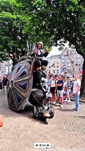 Incredible Steampunk Mechanical Street Show | Bizarre Steampunk Rides #viralvideo #foryou #shorts