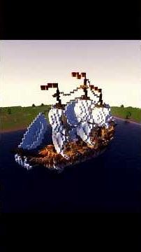 You WONT Believe This Minecraft Ship Build! #shorts #minecraft #ship