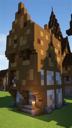 Simple Medieval House no 34 #minecraft #medievalhouse#medieval