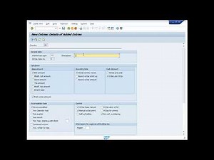 SAP FICO - WITHHOLDING TAX CONFIGURATION & ENTRY - SESSION 04
