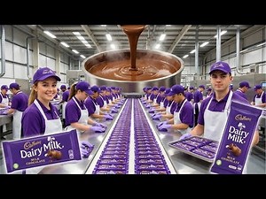 How Cadbury Dairy Milk is Made in Factory | Chocolate Manufacturing Process