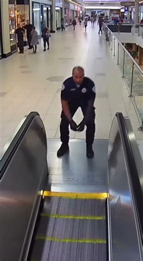 Cleaning Robot Pushes Wheelchair Onto Escalator 😱