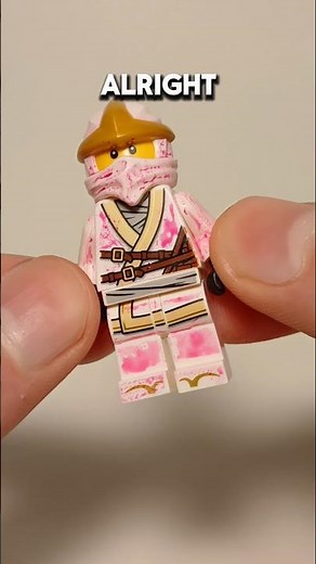 Is It Possible To Make Pink Zane By Using Zane And A Pink Marker? #lego #ninjago #legoninjago