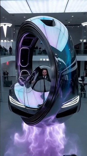 Elon Musk Flying the Strangest Anti-Gravity Vehicle Ever | Model X Future Tech