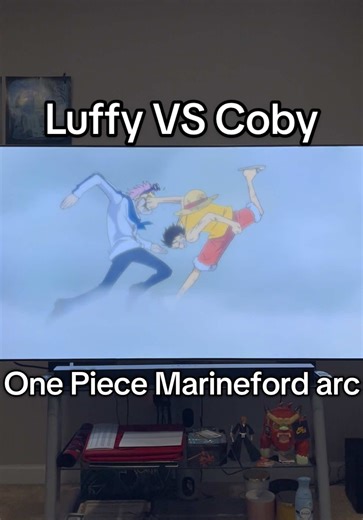 This boy Coby thought he could fight Luffy 🤣🤣🤣🤣 that shiiiii was hilarious. I thought he was gonna fight him for a little but nah Coby got 1 tapped 🤣 thanks for watching don’t forget to like the video and follow the channel. #fyp #viral #anime #OLED #onepiece