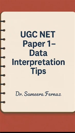 UGC NET Paper 1 DI Tricks | Data Interpretation Fast Tips