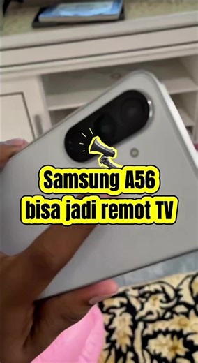 ternyata samsung a56 bisa jadi remot tv guys #samsunga56 #hpmidrange #remot #remote #remottv @Samsung Indonesia