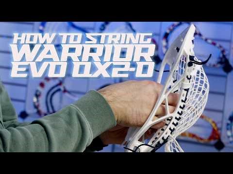 How To String Warrior Evo QX2-O | Lacrosse Unlimited