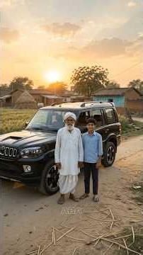 Old man make the Mahindra Scorpio by wood 🪵 #flute #automobile #wood