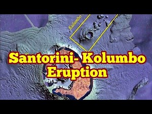 Santorini- Kolumbo Volcano Eruption, Greece, Africa Eurasia Collision Zone, Back Arc Extension Basin
