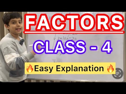 Factors|| Factors Class 4| How Yo Find Factors|| #factors #class4maths #class4 #factorsandmultiples