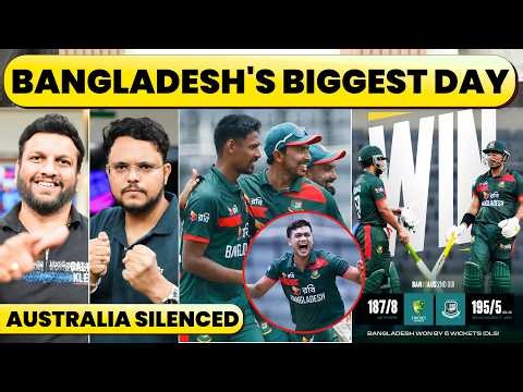 Bangladesh Create History! First-Ever ODI Series Win Against Australia