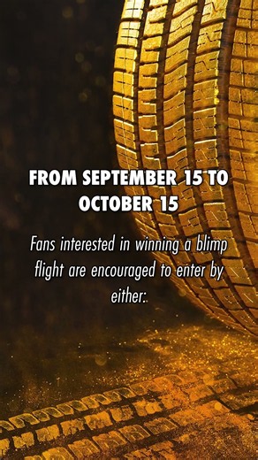 Your chance to win a flight on the Goodyear Blimp starts NOW‼️