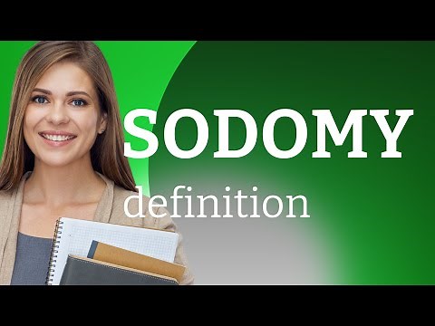 Sodomy | what is SODOMY definition