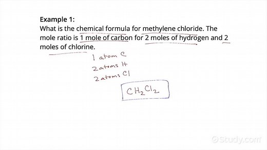 How to Find Chemical Formulae from a Mole Ratio | Chemistry