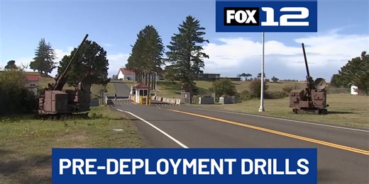 Oregon National Guard prepares for Portland deployment at Camp Rilea in Warrenton
