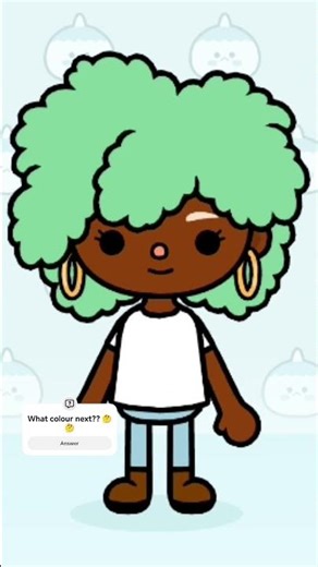 GREEN Themed Character in Toca Boca World | #godfirst #tocaboca #characterdesign #green #theme