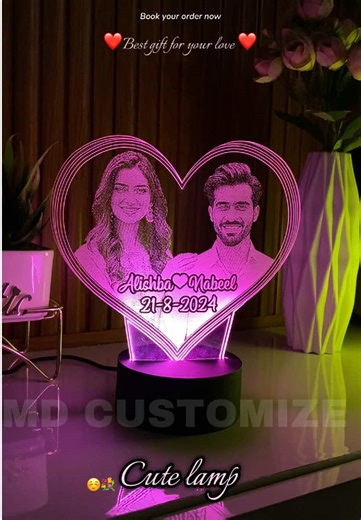Book your order now #picture #lamp #customize #gift #mdcuatomize