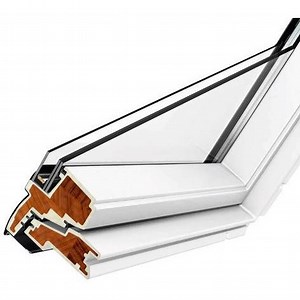 VELUX GGU Maintenance Free White Polyurethane INTEGRA® Electric Window