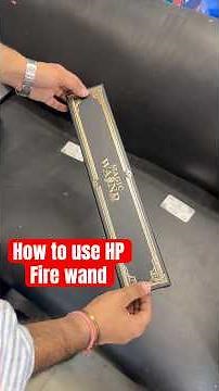 correct way of using harry potter fire wand #harrypotterspells #harrypotterwands #firewand #viral