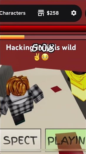 Hacker in jjs🥀 #roblox #jujutsushenanigans #jjs #hacker