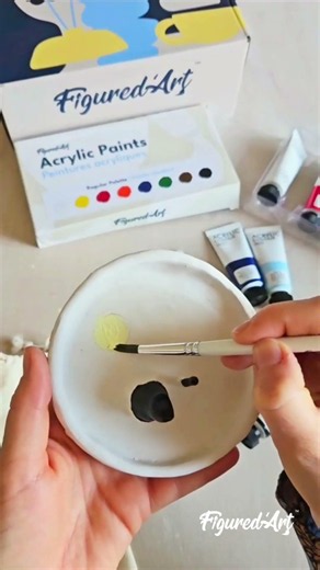 Figured'Art Pottery Kit with Air Dry Clay | Starry Night Cat Trinket Tray #FiguredArt #potterykit