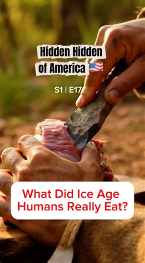 What Did Ice Age Humans Really Eat? (It Wasn’t Just Meat) Hidden History of America - E17