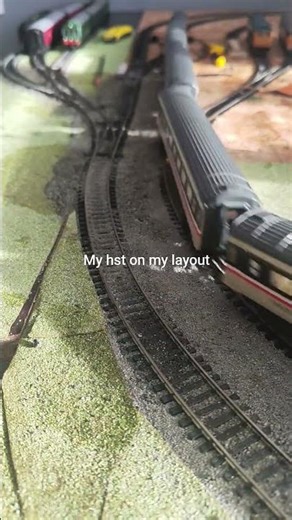 HST on my layout #train #hst#class43#modelrailway