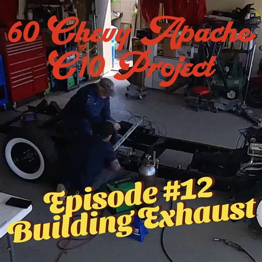 60 Chevy Apache C10 Project Episode #12 Building Exhaust #chevyapache #c10 #chevytrucks #exhaust
