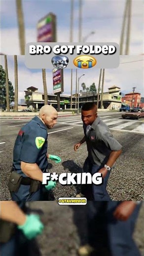 Bro Got Folded... 😭☠️#gta5 #npcs #shorts
