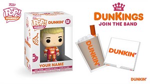 Put a Custom Funko Pop! Figure in a Dunkin Donuts' DunKings Tracksuit