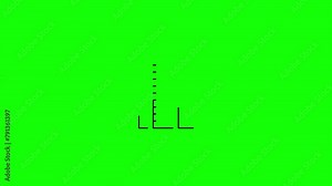 Market statistics icon, outline style icon animation with Greenscreen background. market statistics, icon animation, market data, financial analytics, data visualization, business chart,