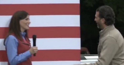 Tudor Dixon, Trump Jr. hold campaign rally in Muskegon