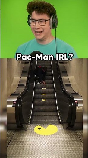 He Created Pac Man in Real Life!😱 #reaction