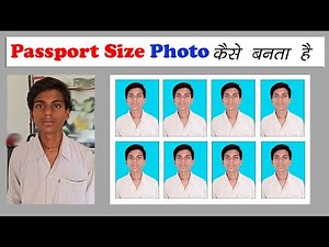 How to make Passport Size Photo 2024 | How to make Photo in Photoshop 7.0 | #vindas #learning