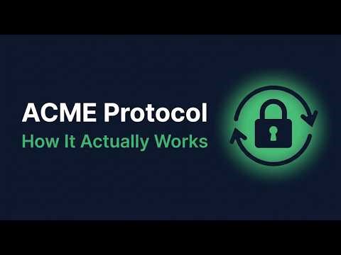 ACME Protocol Explained - How TLS Automation Actually Works