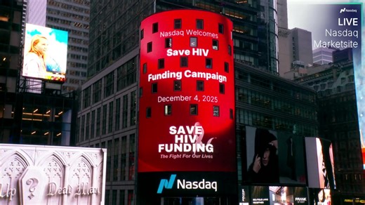 Save HIV Funding Campaign Rings the Nasdaq Opening Bell | Nasdaq
