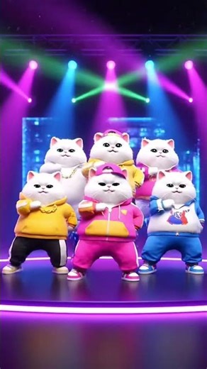 Chubby Cat K-Pop Dance 🐱💃 So Cute!