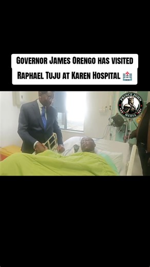 Orengo Visits Raphael Tuju at Karen Hospital