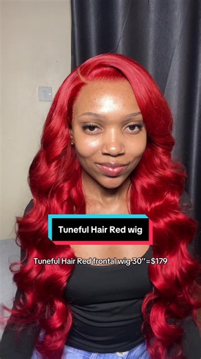 Stylish Tuneful Hair Red Wave Wig for Every Occasion