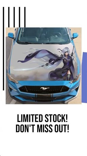 Nier- Automata Car Hood Vinyl Decal High Quality Graphic