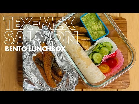 Mexican-Inspired Salmon Bento Box | Air Fryer Lunch Ideas for Kids + Easy Tacos!