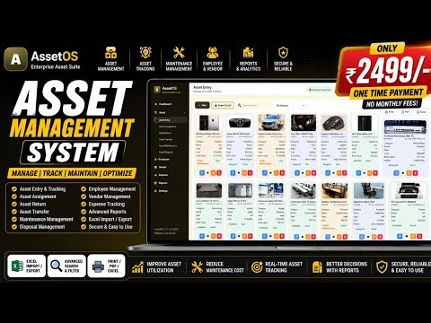 Asset Management Web App | Asset Tracking, Assignment & Maintenance System