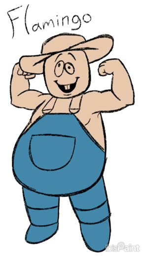 Flamingo 🥹 #art #flamingoroblox #mrflimflam #roblox #fanart
